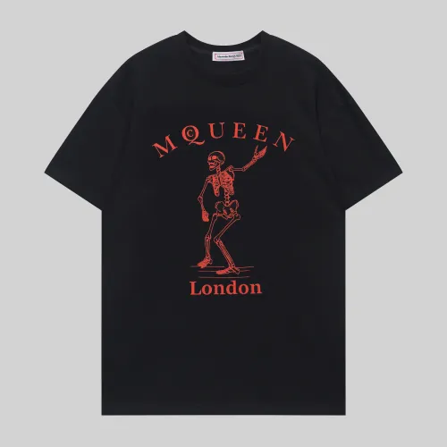 Wholesale Alexander McQueen T-shirts Short Sleeved For Unisex #1452588 $32.00 USD, Wholesale Quality Replica Alexander McQueen T-shirts