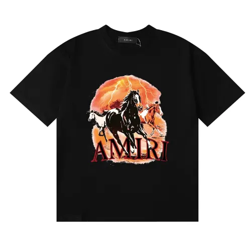 Wholesale Amiri T-Shirts Short Sleeved For Unisex #1452619 $32.00 USD, Wholesale Quality Replica Amiri T-Shirts