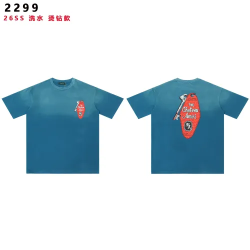 Wholesale Amiri T-Shirts Short Sleeved For Unisex #1452624 $34.00 USD, Wholesale Quality Replica Amiri T-Shirts