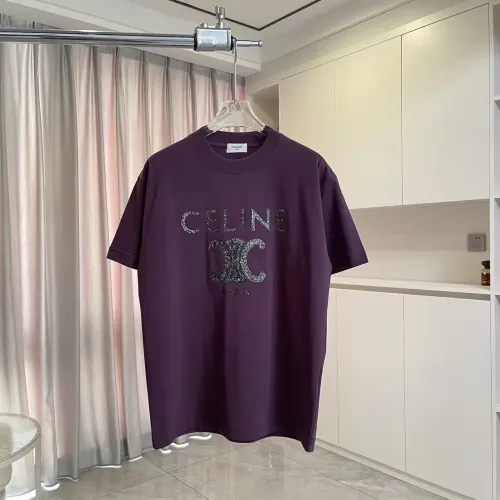 Wholesale Celine T-Shirts Short Sleeved For Unisex #1452668 $45.00 USD, Wholesale Quality Replica Celine T-Shirts