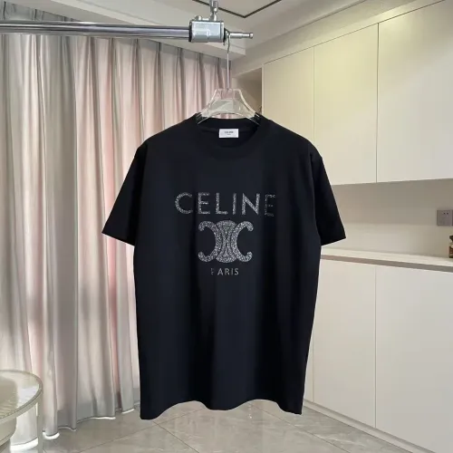 Wholesale Celine T-Shirts Short Sleeved For Unisex #1452669 $45.00 USD, Wholesale Quality Replica Celine T-Shirts