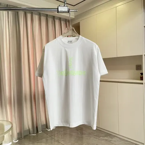 Wholesale Yves Saint Laurent YSL T-shirts Short Sleeved For Unisex #1452696 $45.00 USD, Wholesale Quality Replica Yves Saint Laurent YSL T-shirts