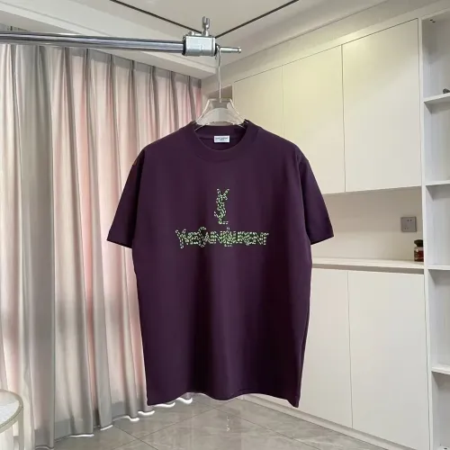 Wholesale Yves Saint Laurent YSL T-shirts Short Sleeved For Unisex #1452698 $45.00 USD, Wholesale Quality Replica Yves Saint Laurent YSL T-shirts