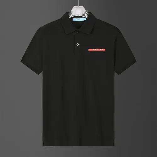 Wholesale Prada T-Shirts Short Sleeved For Men #1452705 $45.00 USD, Wholesale Quality Replica Prada T-Shirts