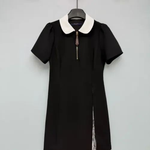 Wholesale Louis Vuitton LV Dresses Short Sleeved For Women #1452723 $128.00 USD, Wholesale Quality Replica Louis Vuitton LV Dresses