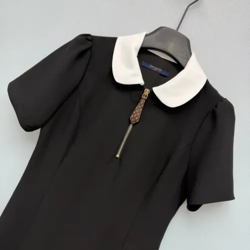 Replica Louis Vuitton LV Dresses Short Sleeved For Women #1452723 $128.00 USD for Wholesale