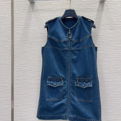 Wholesale Louis Vuitton LV Dresses Sleeveless For Women #1452724 $76.00 USD, Wholesale Quality Replica Louis Vuitton LV Dresses