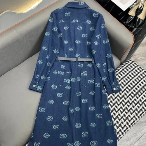 Replica Louis Vuitton LV Dresses Long Sleeved For Women #1452727 $88.00 USD for Wholesale