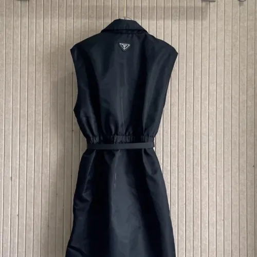 Replica Prada Dresses Sleeveless For Women #1452737 $72.00 USD for Wholesale