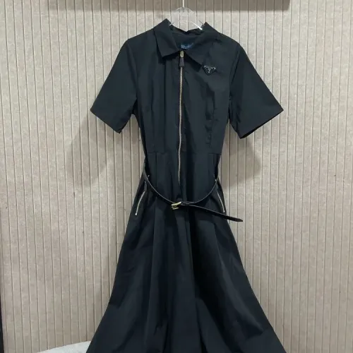 Wholesale Prada Dresses Short Sleeved For Women #1452739 $88.00 USD, Wholesale Quality Replica Prada Dresses
