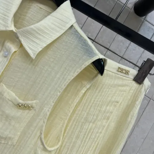 Replica Christian Dior Tracksuits Sleeveless For Women #1452757 $92.00 USD for Wholesale