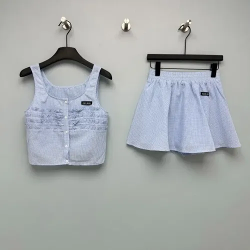Wholesale MIU MIU Tracksuits Sleeveless For Women #1452762 $122.00 USD, Wholesale Quality Replica MIU MIU Tracksuits