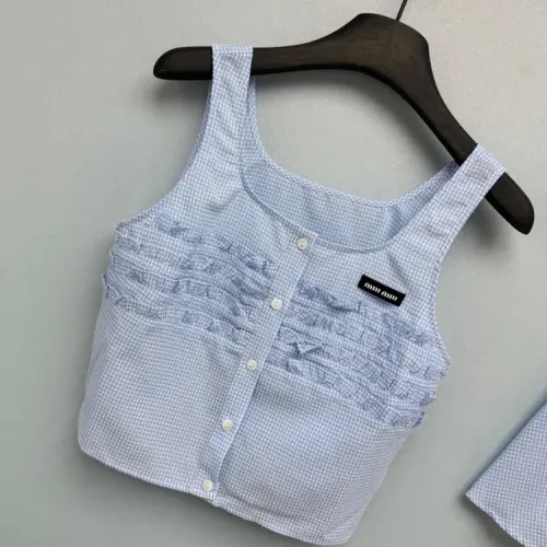 Replica MIU MIU Tracksuits Sleeveless For Women #1452762 $122.00 USD for Wholesale