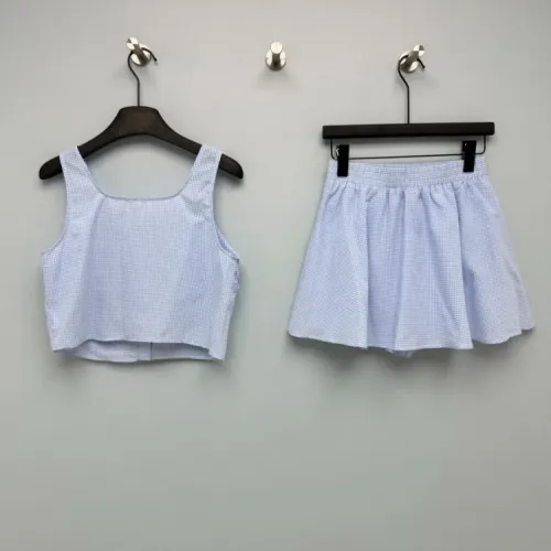 Replica MIU MIU Tracksuits Sleeveless For Women #1452762 $122.00 USD for Wholesale