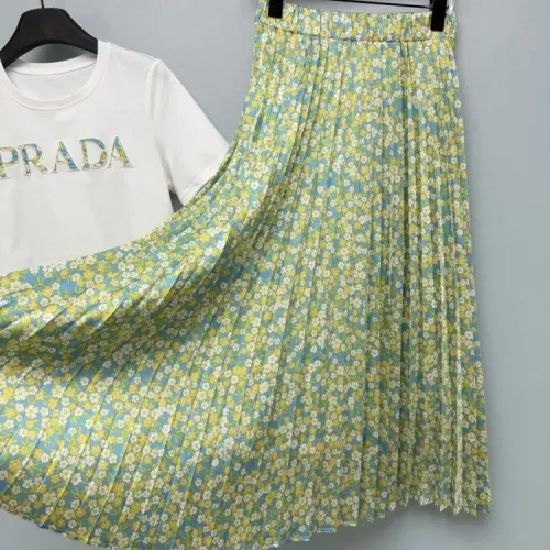 Replica Prada Tracksuits Short Sleeved For Women #1452766 $130.00 USD for Wholesale