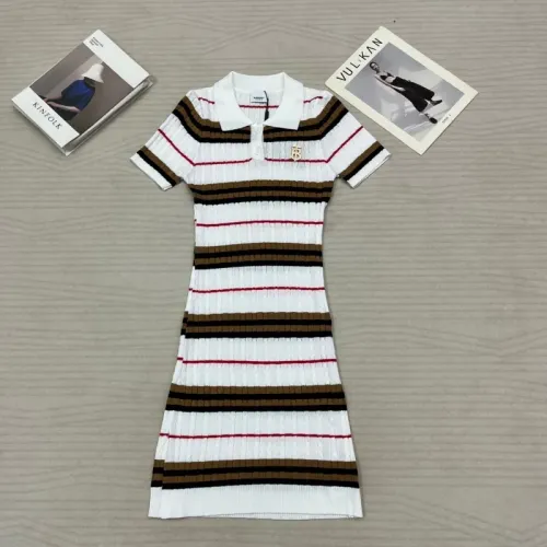 Wholesale Burberry Dresses Short Sleeved For Women #1452806 $76.00 USD, Wholesale Quality Replica Burberry Dresses