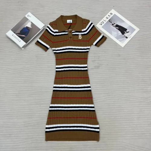 Wholesale Burberry Dresses Short Sleeved For Women #1452807 $76.00 USD, Wholesale Quality Replica Burberry Dresses