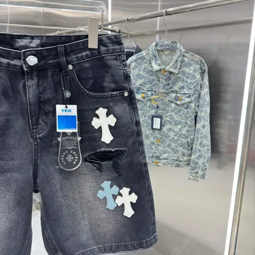 Replica Chrome Hearts Jeans For Men #1452847 $64.00 USD for Wholesale