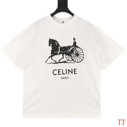 Wholesale Celine T-Shirts Short Sleeved For Unisex #1452850 $36.00 USD, Wholesale Quality Replica Celine T-Shirts