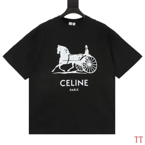 Wholesale Celine T-Shirts Short Sleeved For Unisex #1452851 $36.00 USD, Wholesale Quality Replica Celine T-Shirts