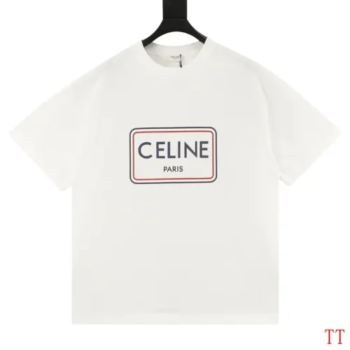 Wholesale Celine T-Shirts Short Sleeved For Unisex #1452856 $36.00 USD, Wholesale Quality Replica Celine T-Shirts