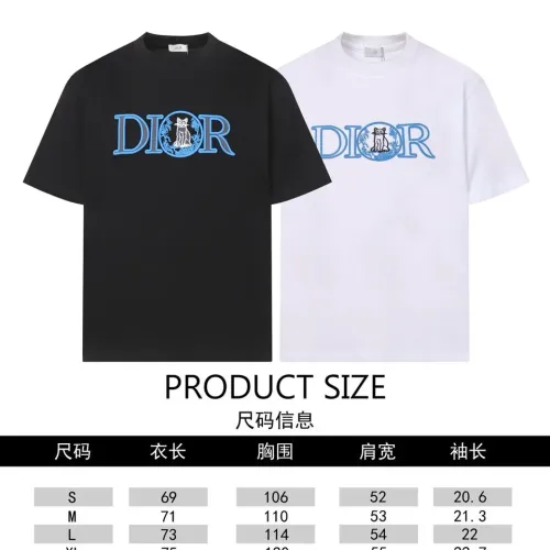 Replica Christian Dior T-Shirts Short Sleeved For Unisex #1452870 $39.00 USD for Wholesale