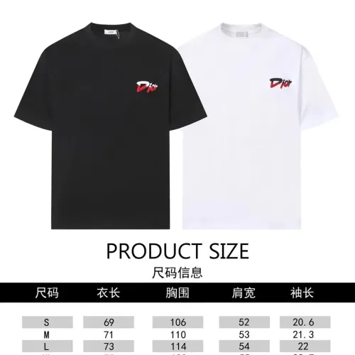 Replica Christian Dior T-Shirts Short Sleeved For Unisex #1452874 $39.00 USD for Wholesale