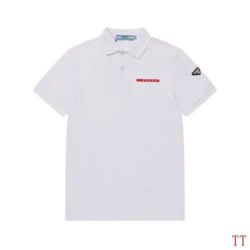Wholesale Prada T-Shirts Short Sleeved For Men #1452914 $45.00 USD, Wholesale Quality Replica Prada T-Shirts