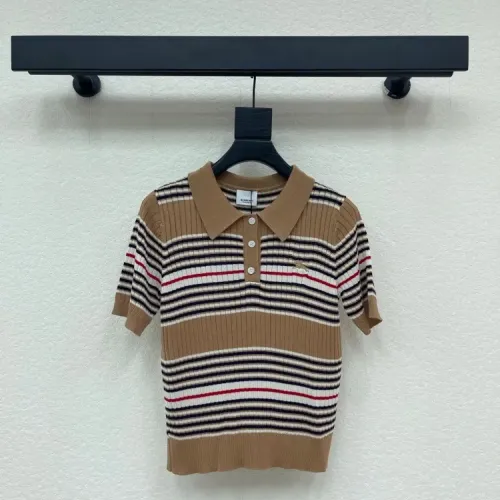 Wholesale Burberry T-Shirts Short Sleeved For Women #1452931 $76.00 USD, Wholesale Quality Replica Burberry T-Shirts