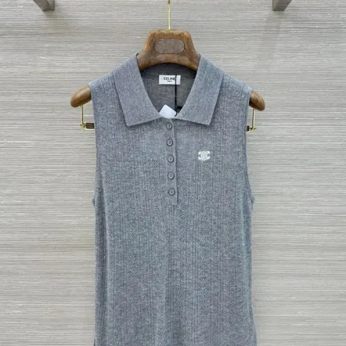 Wholesale Celine T-Shirts Sleeveless For Women #1452935 $80.00 USD, Wholesale Quality Replica Celine T-Shirts