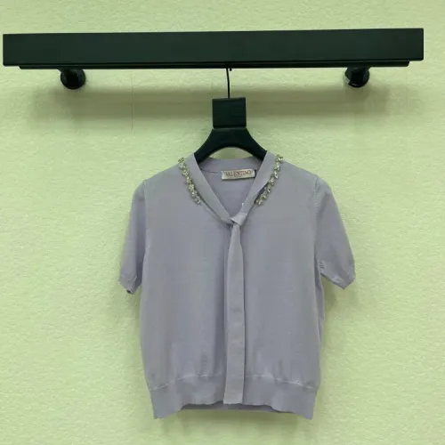 Wholesale Valentino T-Shirts Short Sleeved For Women #1452982 $76.00 USD, Wholesale Quality Replica Valentino T-Shirts