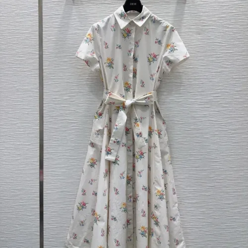 Wholesale Christian Dior Dresses Short Sleeved For Women #1452998 $115.00 USD, Wholesale Quality Replica Christian Dior Dresses