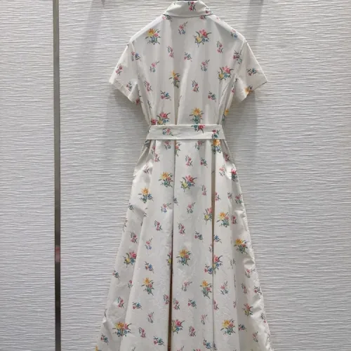 Replica Christian Dior Dresses Short Sleeved For Women #1452998 $115.00 USD for Wholesale
