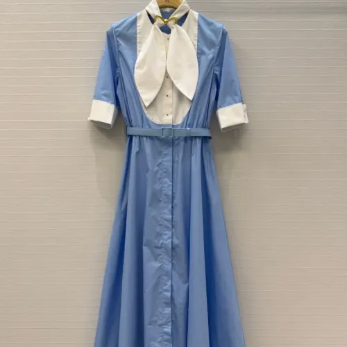 Wholesale Christian Dior Dresses Short Sleeved For Women #1453005 $150.00 USD, Wholesale Quality Replica Christian Dior Dresses