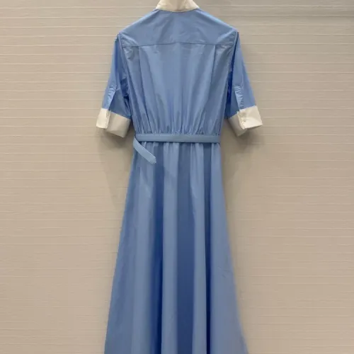 Replica Christian Dior Dresses Short Sleeved For Women #1453005 $150.00 USD for Wholesale