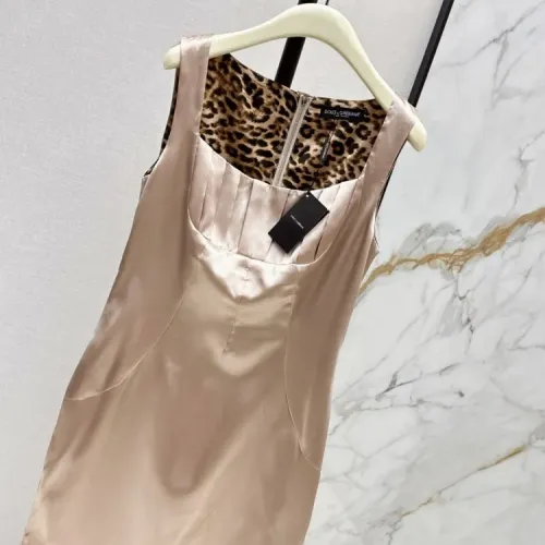 Replica Dolce & Gabbana Dresses Sleeveless For Women #1453007 $122.00 USD for Wholesale