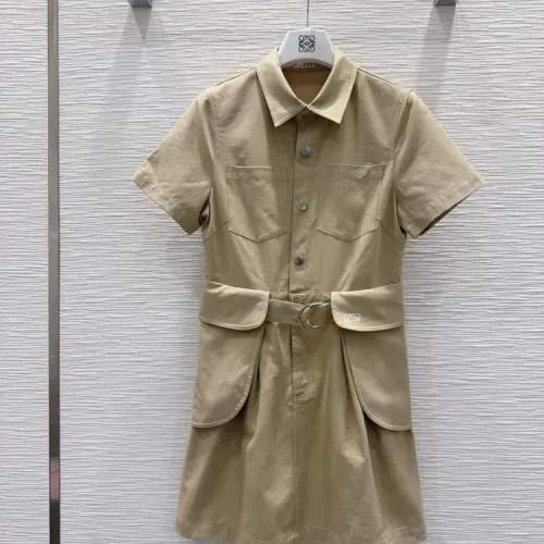 Wholesale LOEWE Dresses Short Sleeved For Women #1453009 $132.00 USD, Wholesale Quality Replica LOEWE Dresses