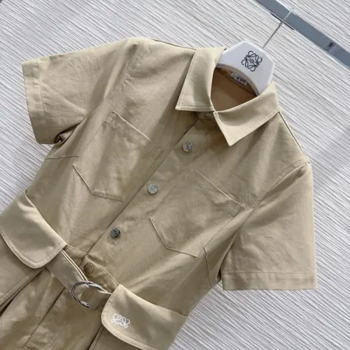 Replica LOEWE Dresses Short Sleeved For Women #1453009 $132.00 USD for Wholesale