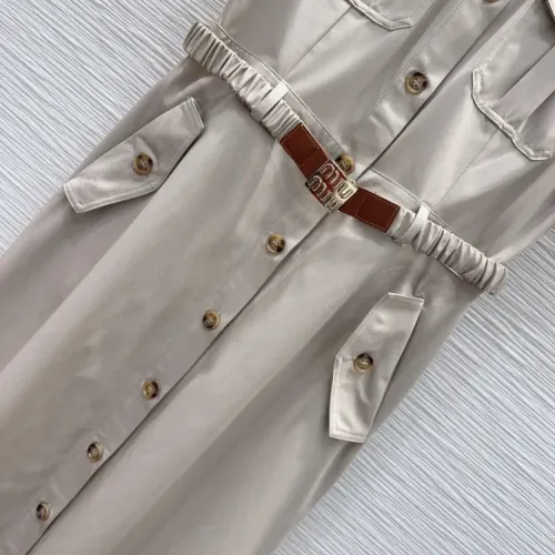Replica MIU MIU Dresses Short Sleeved For Women #1453056 $145.00 USD for Wholesale