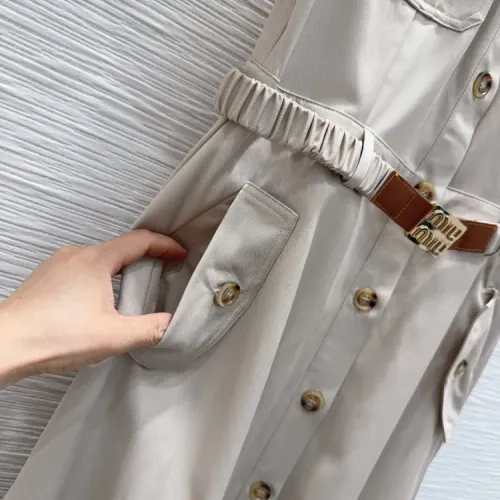 Replica MIU MIU Dresses Short Sleeved For Women #1453056 $145.00 USD for Wholesale