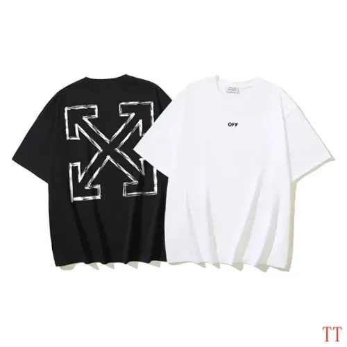 Replica Off-White T-Shirts Short Sleeved For Unisex #1453057 $32.00 USD for Wholesale