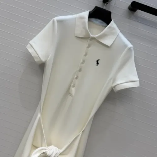 Replica Ralph Lauren Polo Dresses Short Sleeved For Women #1453066 $118.00 USD for Wholesale