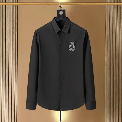 Wholesale Dolce &amp; Gabbana D&amp;G Shirts Long Sleeved For Men #1453100 $40.00 USD, Wholesale Quality Replica Dolce &amp; Gabbana D&amp;G Shirts