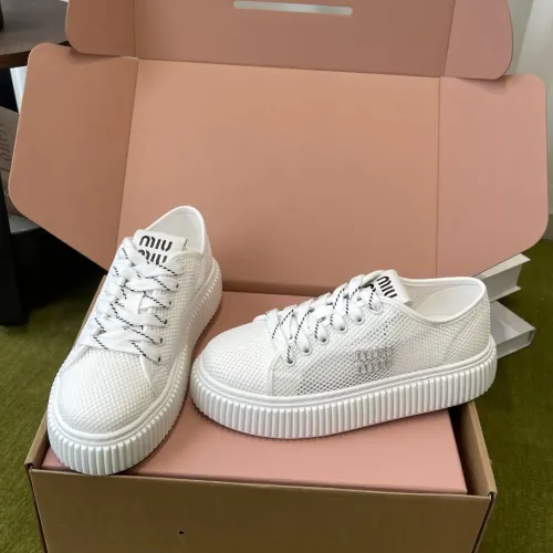Wholesale MIU MIU Casual Shoes For Women #1453122 $100.00 USD, Wholesale Quality Replica MIU MIU Casual Shoes