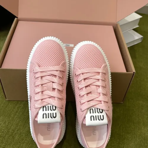 Replica MIU MIU Casual Shoes For Women #1453123 $100.00 USD for Wholesale