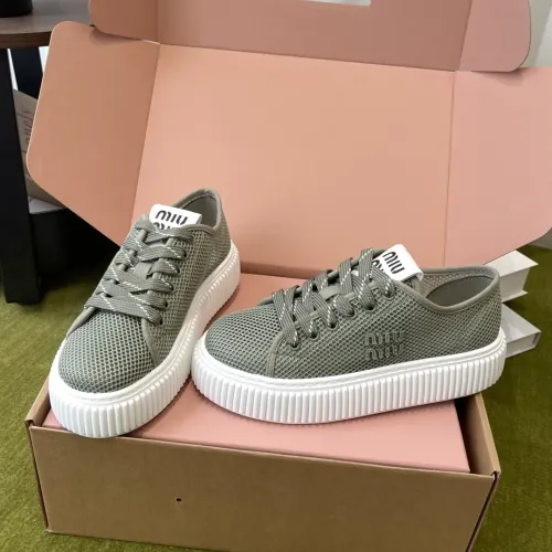Wholesale MIU MIU Casual Shoes For Women #1453124 $100.00 USD, Wholesale Quality Replica MIU MIU Casual Shoes