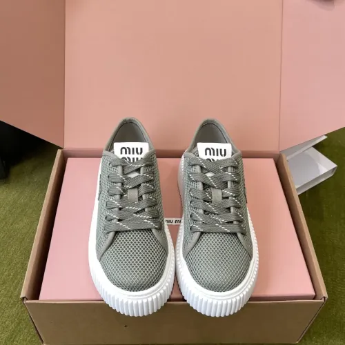 Replica MIU MIU Casual Shoes For Women #1453124 $100.00 USD for Wholesale