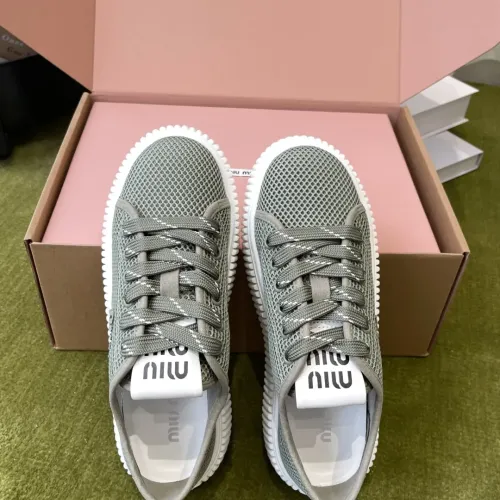 Replica MIU MIU Casual Shoes For Women #1453124 $100.00 USD for Wholesale