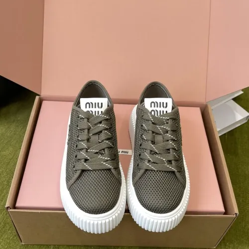 Replica MIU MIU Casual Shoes For Women #1453125 $100.00 USD for Wholesale