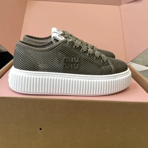 Replica MIU MIU Casual Shoes For Women #1453125 $100.00 USD for Wholesale